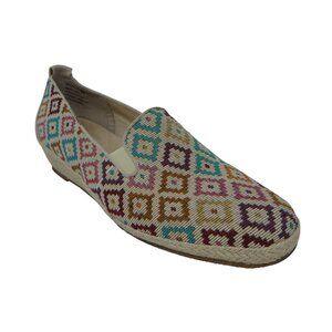 David Tate Sangria Woven Jute Espadrille Flats Womens 9
